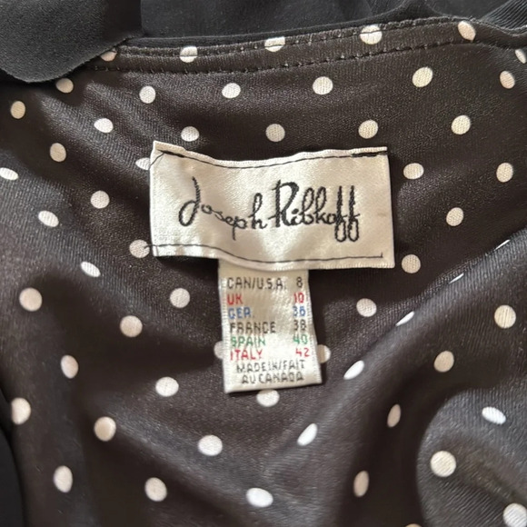 Joseph Ribkoff | Crop Ruffle Short Sleeve Blazer - Picture 5 of 6